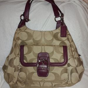 Coach Signature Campbell Hobo Bag